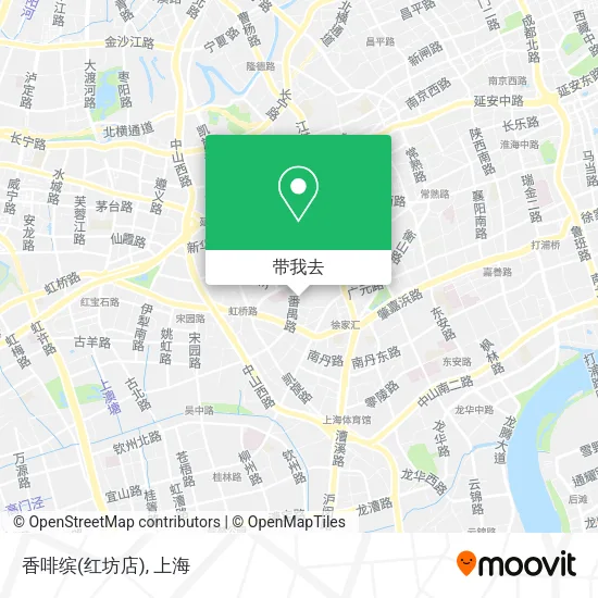 香啡缤(红坊店)地图