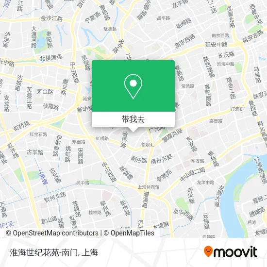 淮海世纪花苑-南门地图
