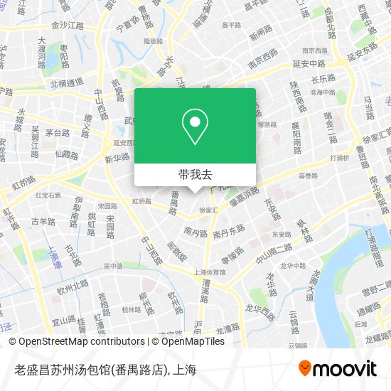 老盛昌苏州汤包馆(番禺路店)地图