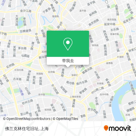 佛兰克林住宅旧址地图