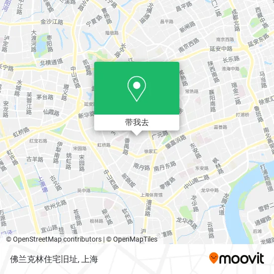 佛兰克林住宅旧址地图