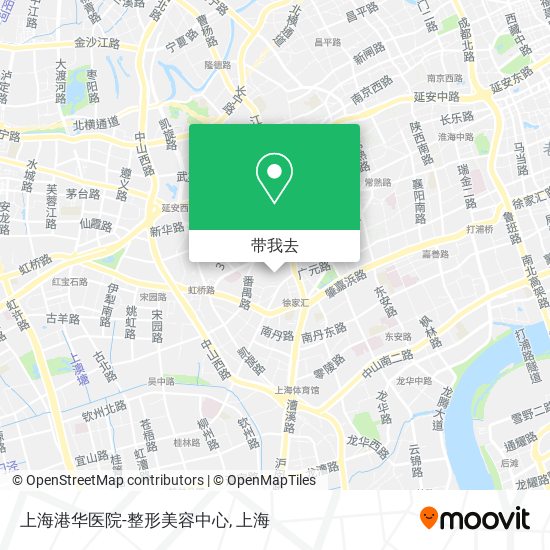 上海港华医院-整形美容中心地图