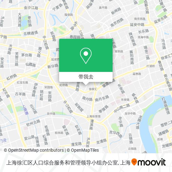 上海徐汇区人口综合服务和管理领导小组办公室地图