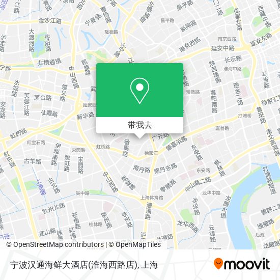 宁波汉通海鲜大酒店(淮海西路店)地图