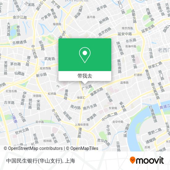 中国民生银行(华山支行)地图
