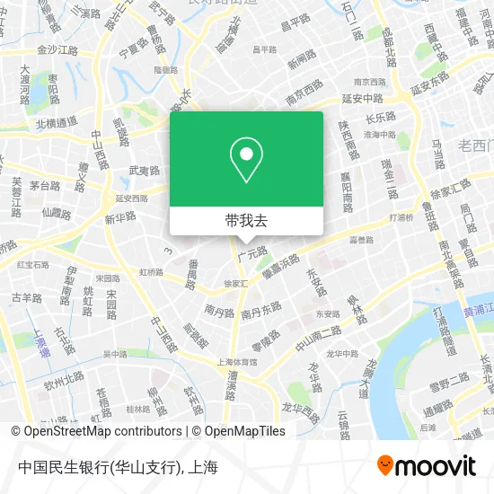 中国民生银行(华山支行)地图