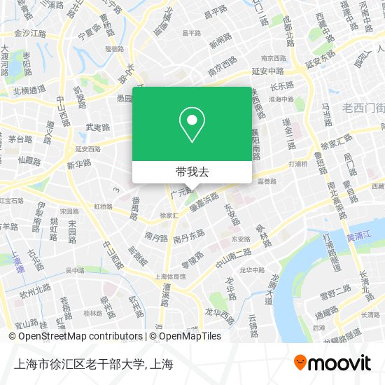 上海市徐汇区老干部大学地图