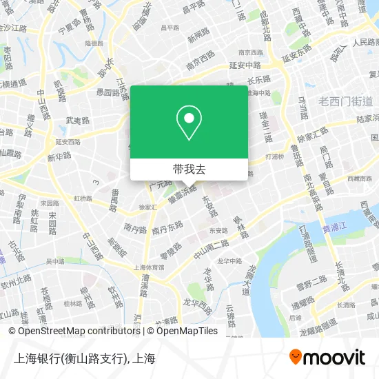 上海银行(衡山路支行)地图