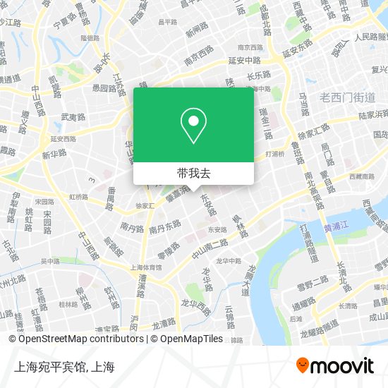 上海宛平宾馆地图
