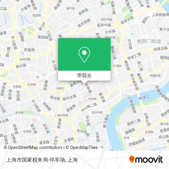 上海市国家税务局-停车场地图
