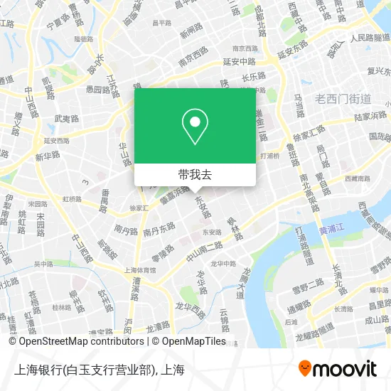 上海银行(白玉支行营业部)地图