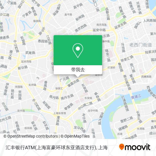汇丰银行ATM(上海富豪环球东亚酒店支行)地图