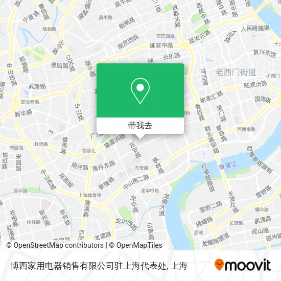 博西家用电器销售有限公司驻上海代表处地图