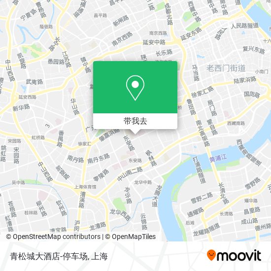 青松城大酒店-停车场地图