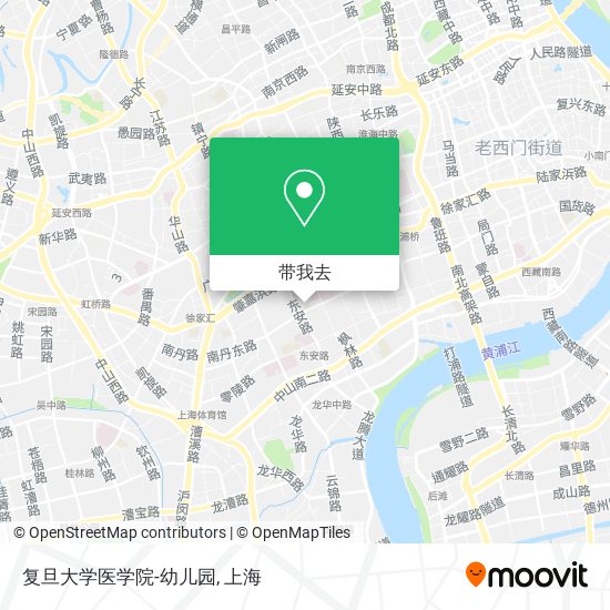 复旦大学医学院-幼儿园地图