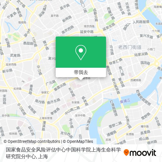 国家食品安全风险评估中心中国科学院上海生命科学研究院分中心地图