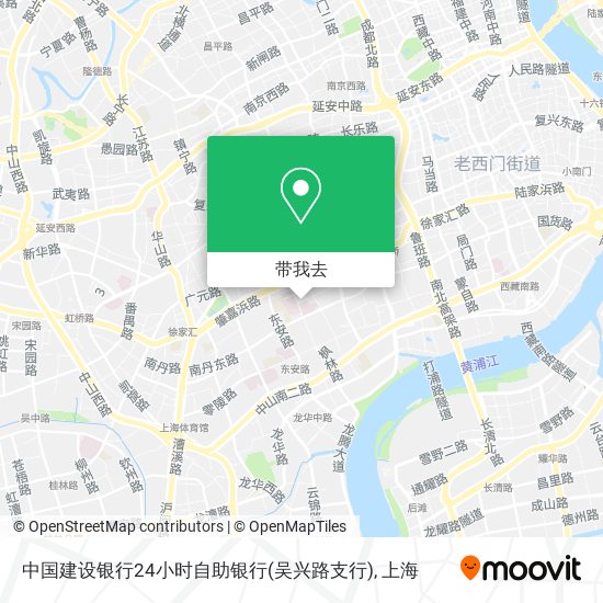 中国建设银行24小时自助银行(吴兴路支行)地图