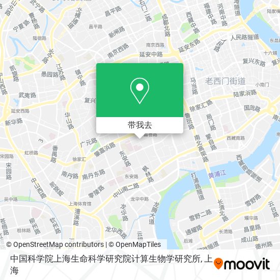 中国科学院上海生命科学研究院计算生物学研究所地图