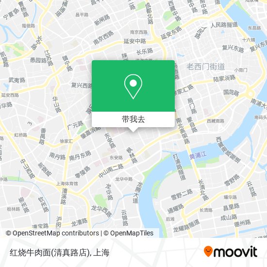 红烧牛肉面(清真路店)地图