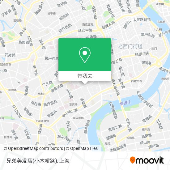 兄弟美发店(小木桥路)地图