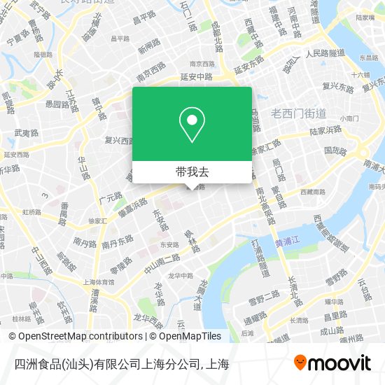 四洲食品(汕头)有限公司上海分公司地图