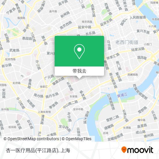 杏一医疗用品(平江路店)地图