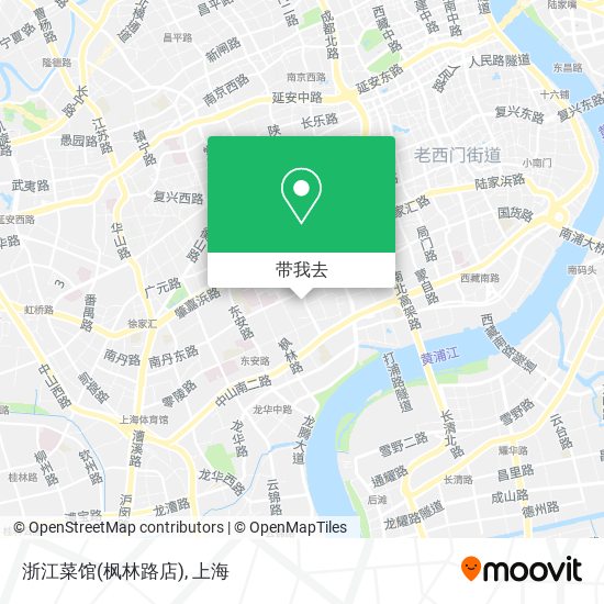 浙江菜馆(枫林路店)地图
