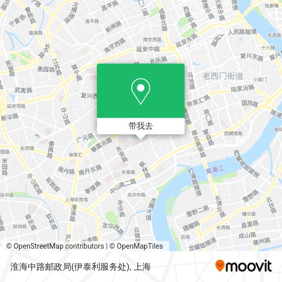 淮海中路邮政局(伊泰利服务处)地图