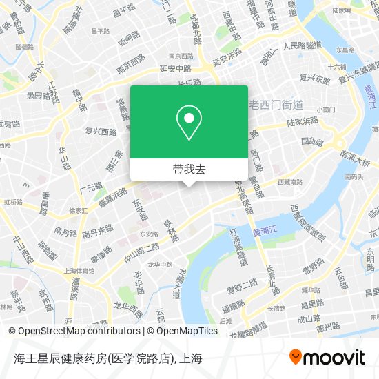 海王星辰健康药房(医学院路店)地图