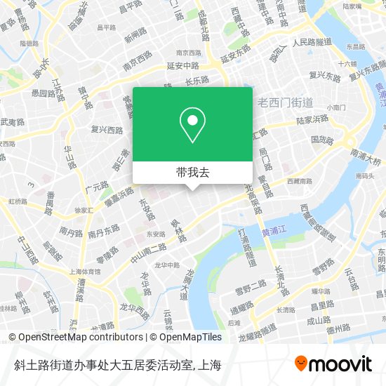 斜土路街道办事处大五居委活动室地图