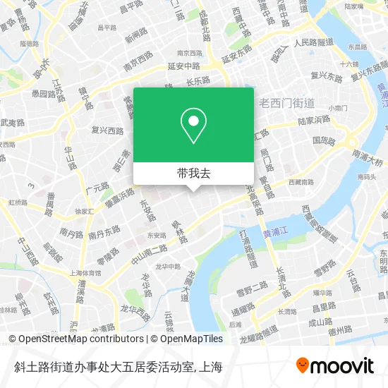 斜土路街道办事处大五居委活动室地图