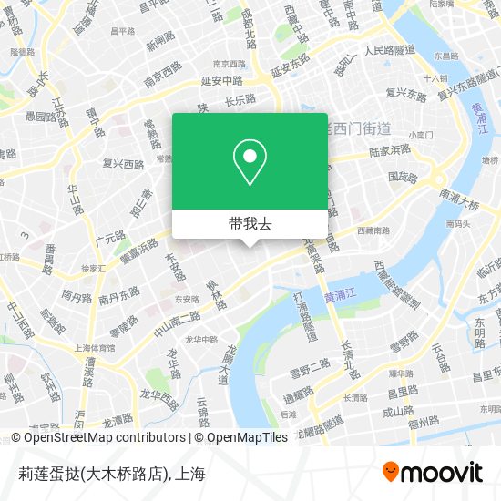 莉莲蛋挞(大木桥路店)地图