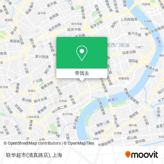 联华超市(清真路店)地图