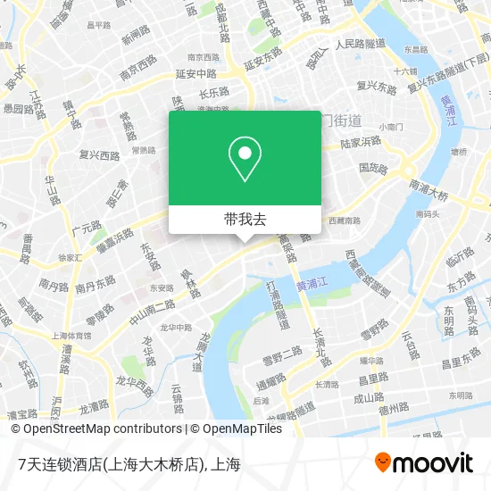 7天连锁酒店(上海大木桥店)地图