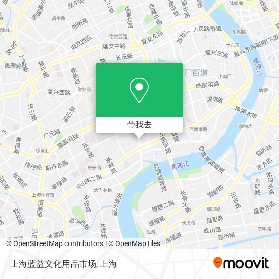 上海蓝益文化用品市场地图