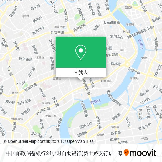 中国邮政储蓄银行24小时自助银行(斜土路支行)地图