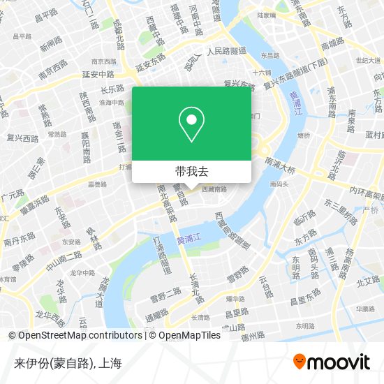 来伊份(蒙自路)地图