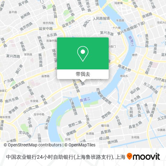 中国农业银行24小时自助银行(上海鲁班路支行)地图