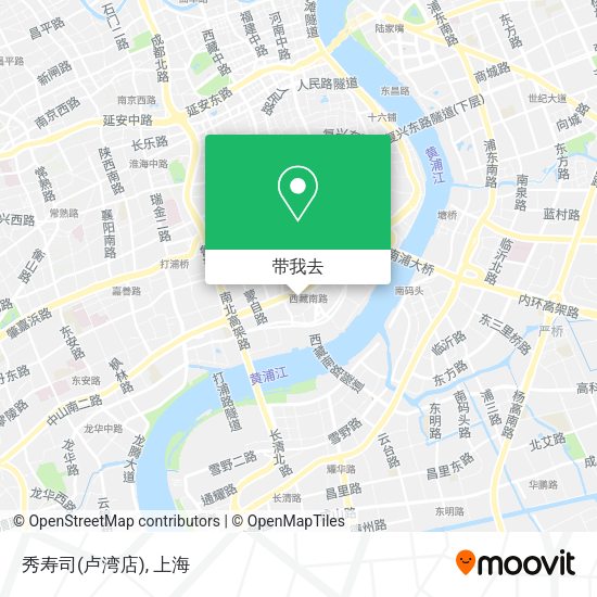 秀寿司(卢湾店)地图