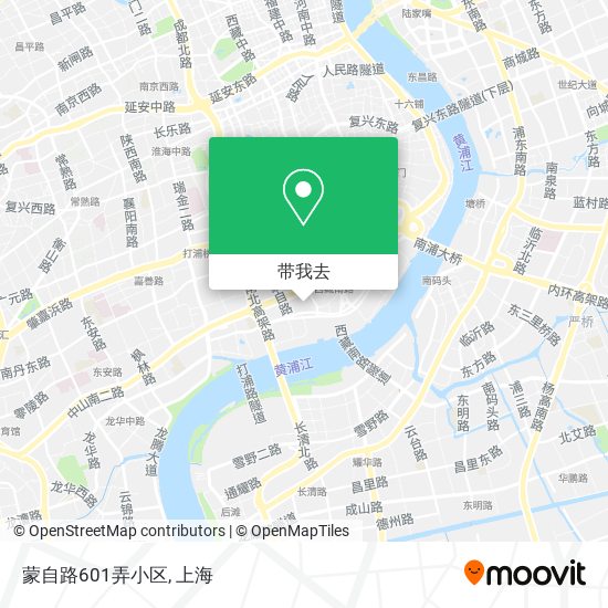 蒙自路601弄小区地图