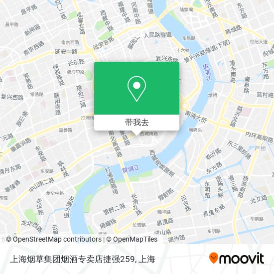 上海烟草集团烟酒专卖店捷强259地图