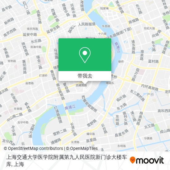 上海交通大学医学院附属第九人民医院新门诊大楼车库地图