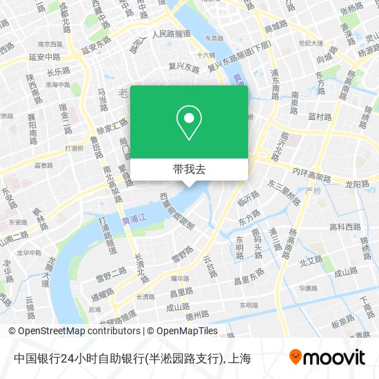 中国银行24小时自助银行(半淞园路支行)地图