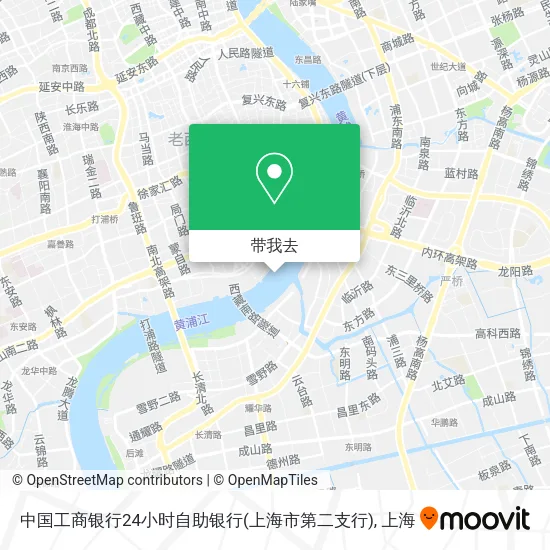 中国工商银行24小时自助银行(上海市第二支行)地图