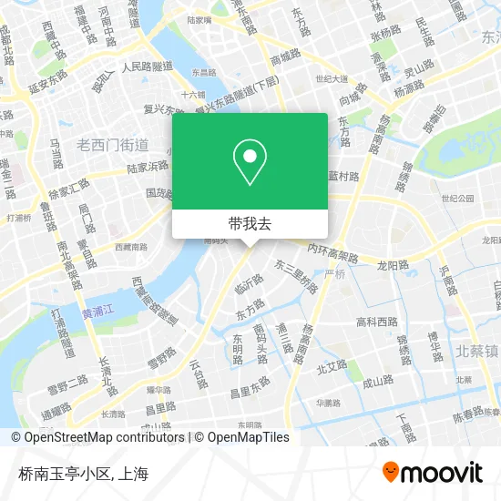 桥南玉亭小区地图