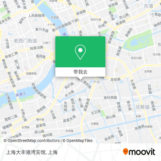 上海大丰港湾宾馆地图