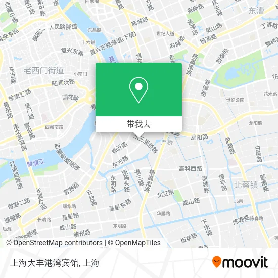 上海大丰港湾宾馆地图