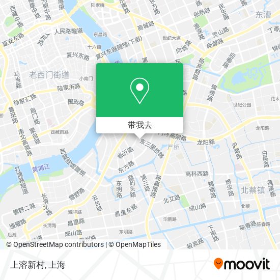 上溶新村地图