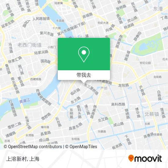 上溶新村地图