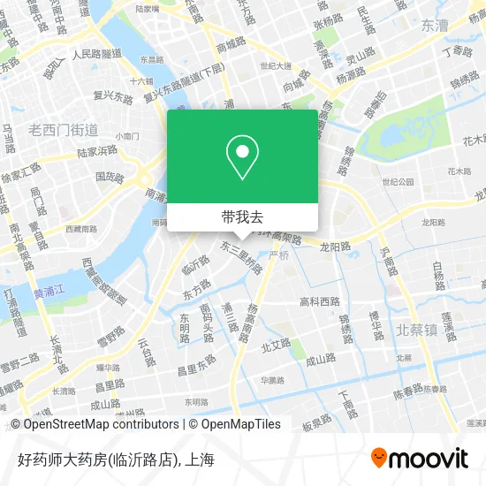 好药师大药房(临沂路店)地图